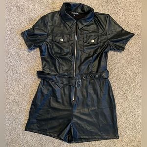 Leather Romper